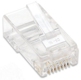 Bote Con 100 Piezas Plug Conector RJ45 Intellinet Cable UTP Cat 5E 790055