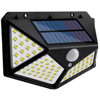 Lámpara Foco Luz Led Solar con Sensor de Movimiento Recargable