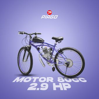 Kit Motor Gasolina Para Bicicleta 80cc 2 Tiempos Bicimoto
