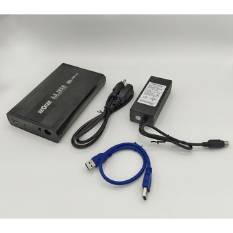 Caja de disco duro SATA HDD externo de 3.5 pulgadas USB 2.0 de alta  velocidad