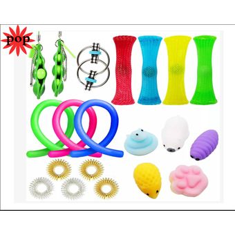 Kit de juguete antiestrés Fidget Toys para adultos 20 piezas
