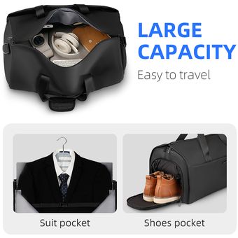 Puede acomodar trajes de negocios maletines de viaje y de ocio 