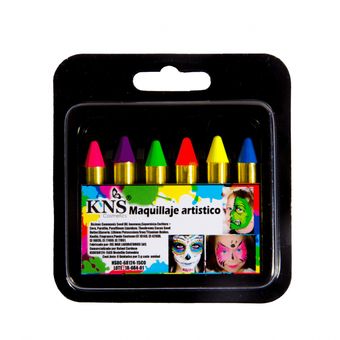 consumidor Avispón orientación Crayola neón para maquillaje artístico estuche x6 unidades | Linio Colombia  - GE063HB16GMI3LCO