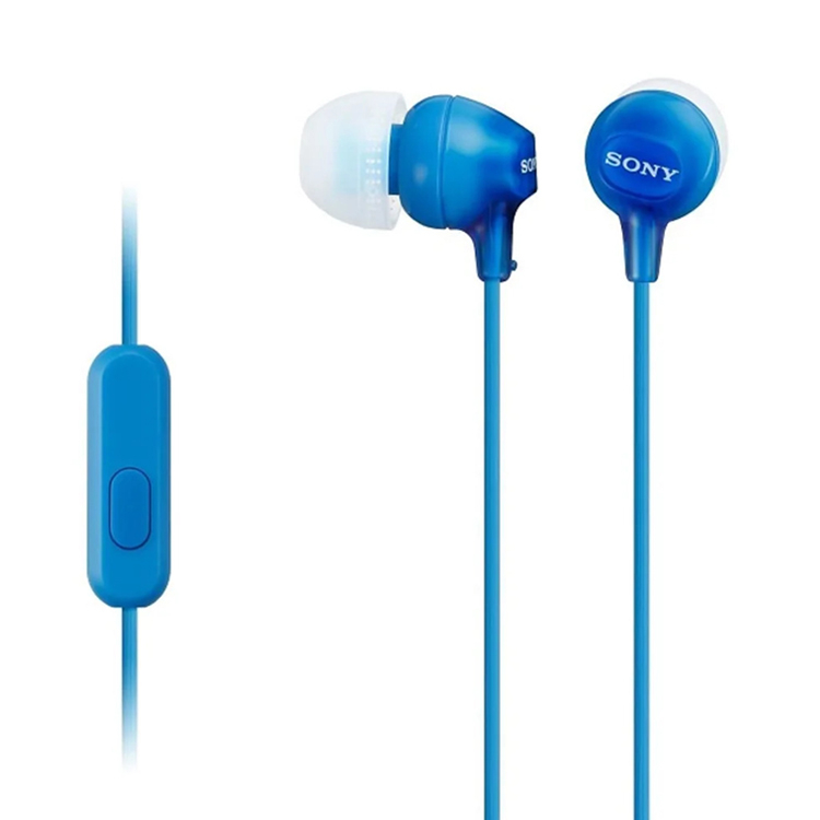 Sony Audífonos Intrauriculares con Micrófono MDR-EX14AP Azul