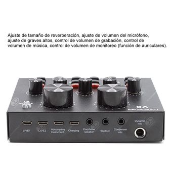 Tarjeta De Sonido Externa Profesional