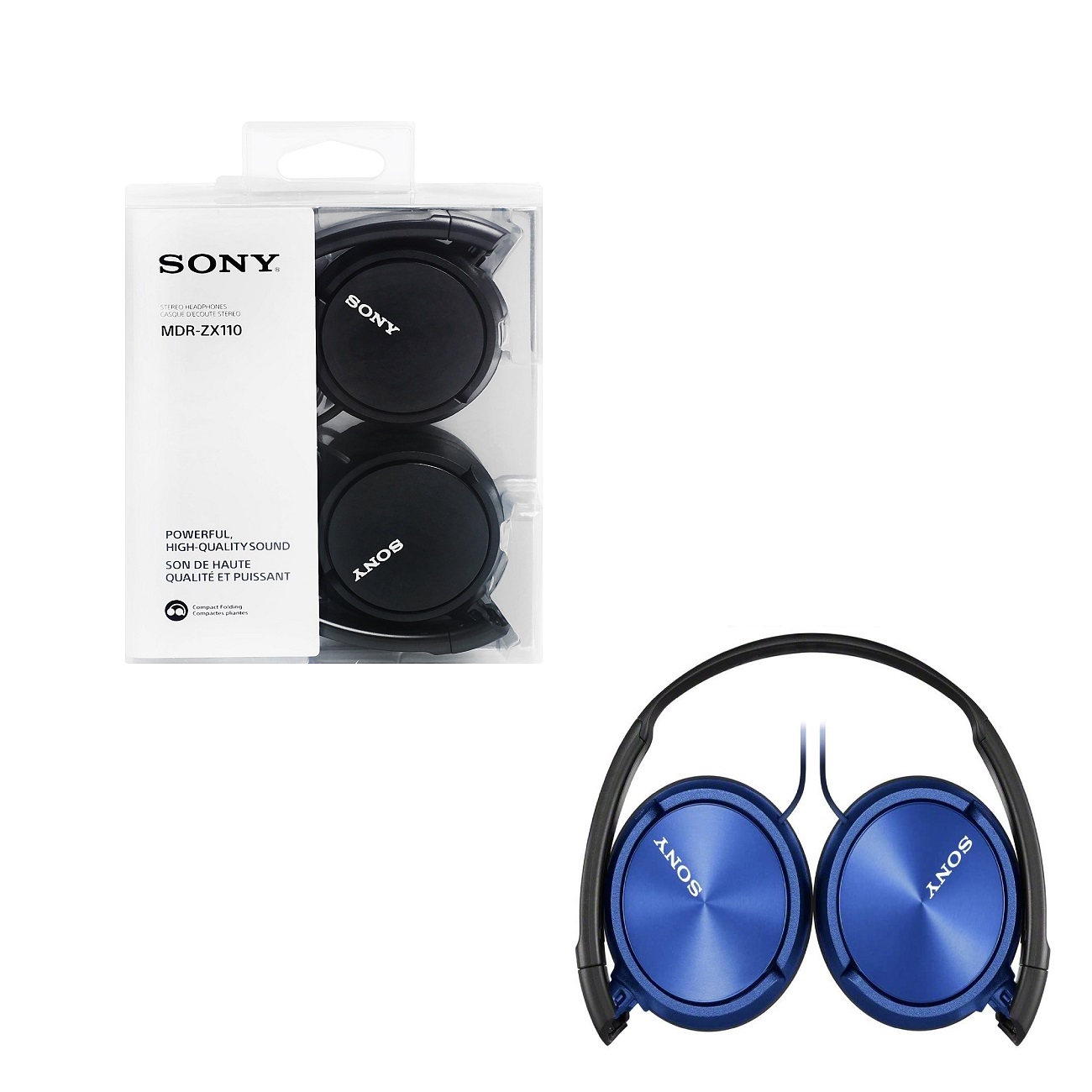 Audifonos Sony MDR-ZX310APBZUC Plegable