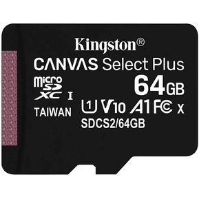 Kingston Micro SDXC Select Plus 64G Clase 10 UHS- I U1 V10