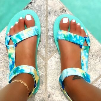 Sandalias de mujer zapatos nuevos de verano multicolores sandalias 