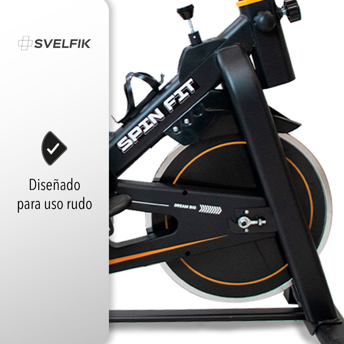 Bicicleta Fija Spinning Estática Profesional Gimnasio Cardio Gym 6KG