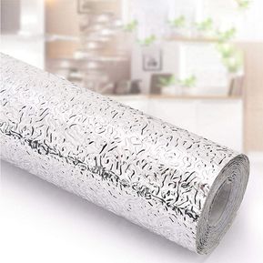 Papel Aluminio Papel Tapiz Cocina Pegatina Autoadhesiva Impermeable