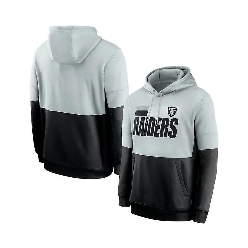 ZGRW Raiders Mens American Football Hoodie Unisex Long Sleeve Training Uniform 2021 New Rugby Hooded Pullover Loose Sweatshirt 