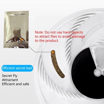 Eléctrico Trampa de la mosca de Anti Fly Killer Trampas automática Flycatcher Dispositivo parásito de insecto Rechazar control Catcher Fly Trap 