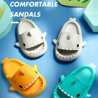 Zapatillas de dibujos animados zapatillas para niños zapatillas para niños con zapatillas de baño antideslizantes 