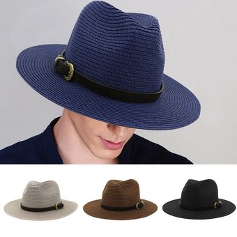 Vintage Wide Hat men fashion gentleman Hat Solid Hard Felt Cap Wide Brim Hat New spring winter #G35 DJL #O 