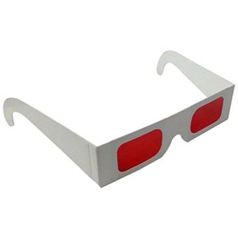 Gafas 3D Decodificador Secreto Lente Rojo/Rojo. Paquete x 12und