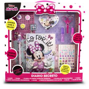 Diario secreto Minnie Mouse Disney para niñas colorear