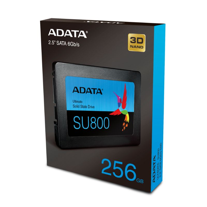 ADATA Unidad de Estado Sólido SSD SU800 256GB 3D NAND, SATA III, 2.5