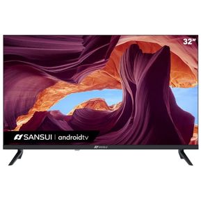 PANTALLA DE 32" SMART TV ANDROID TV VOZ MARCA SANSUI SMX32V1...