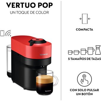 Combo cafetera de cápsulas + aeroccino Nespresso Vertuo Pop
