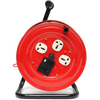 220V Multi-Outlet 3 Enchufes Heavy Duty rojo Cabl - Colección global 