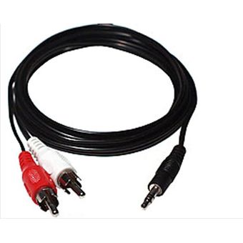 Cable Jack 3.5 Mm Macho A 3 Rca Macho 1.5 Mt GENERICO