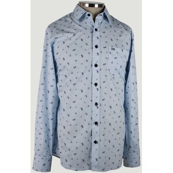 Camisa azul aguamarina hombre hot sale