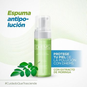 Espuma limpiadora facial antipolución