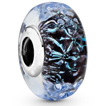 Diy Charm Blue Wave Princess Firma Butterfly Mulano Glass De 