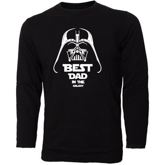 polera negra manga larga hombre