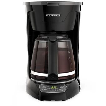 Cafetera Black + Decker de 12 Tazas Automática Filtro Permanente