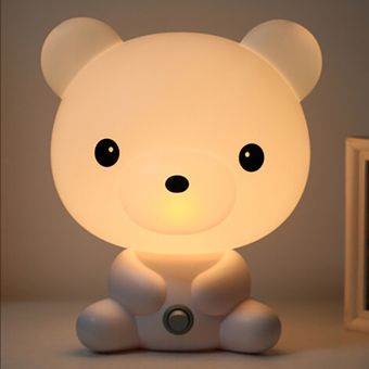 Plug Animal Reading Table Lamps For Children LED Night Light Cartoon 