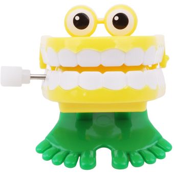 Viento de primavera-salto diente Dental juguetes Dental viento-regal.. 