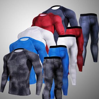 Fitness Conjunto deportivo de 3D para hombre novedad gimnasio corredores deportivos entrenamiento ropa de secado rápido para correr 