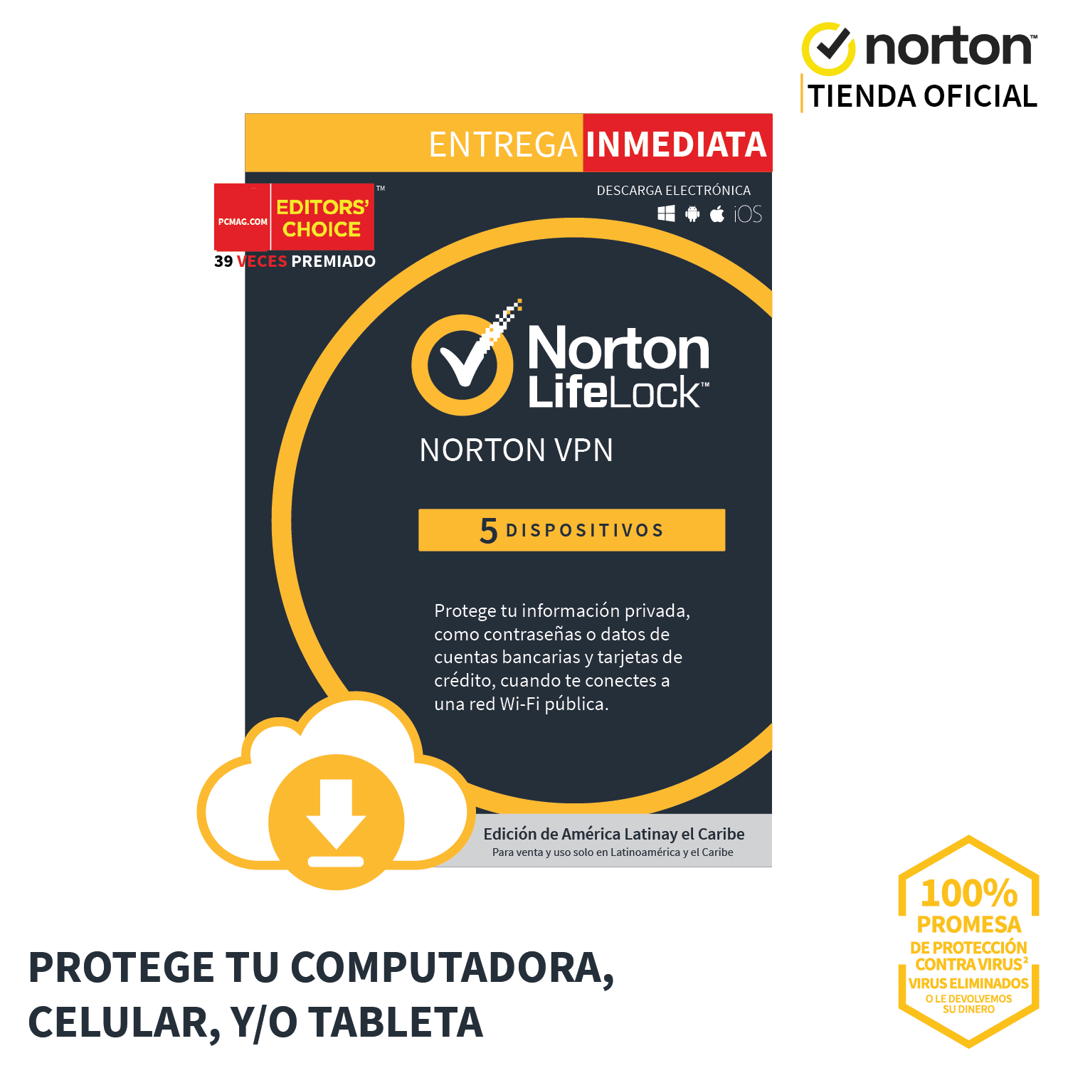 Norton Secure Vpn Para 5 Dispositivos