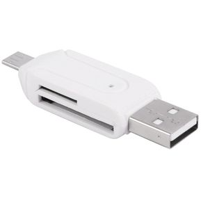 Lector de tarjetas de memoria Adaptador Micro USB OTG a USB...