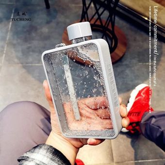 Accesorios botella plana Deportes taza de agua para bienestar de agua Papel Deportes 