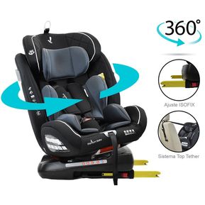 Silla Carro Bebe Eos 360° Gris Premium Baby