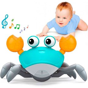 Juguete De Cangrejo Gateando Para Bebé Con Música Movimiento