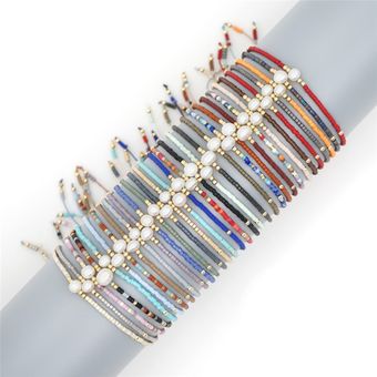 Pulsera De La Cuerda De La Amistad Tejida A Mano De Myuki Y 