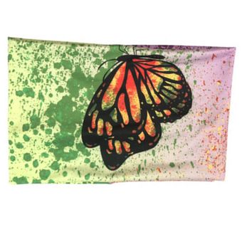 Color mariposa de ancho de ala ancha deportes de la diadema absorbente de sudor 