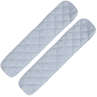 borde envolvente 2 uds. valla de cama de Color sólido antimordedura Protección de algodón para cuna cubierta de riel WXTD Protector de dentición seguro para bebé 