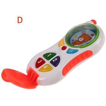 Teléfono electrónico de juguete para bebé máquina de música juegos divertidos juguete educativo juguetes para niños 