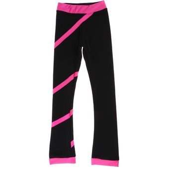 Pantalones De Patinaje Sobre Hielo Transpirables Espiral Roseo 110cm 