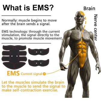 Estimulador muscular inalámbrico EMS Unisex,cinturón de to 