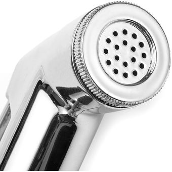 Pulsador de bidé de mano Aguantamiento de inodoro Accesorio con ducha de limpieza de baño de manguera-Withou Battery 