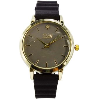 Reloj Zeit Mujer Digital Negro Dorado Negro –