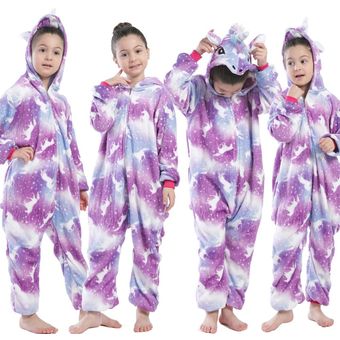 Animal Unicornio pijamas conjunto niñas pijamas invierno Navidad Unicornio infantil pijama Licorne ropa de dormir-L039 