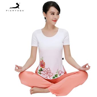 Promover Camisetas Deportivas para Mujer de Manga Corta con Abertura Lateral Tops de Yoga Entrenamiento 