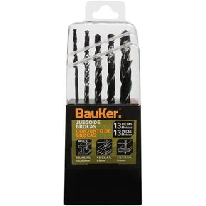 Set de brocas 13 unidades - Bauker