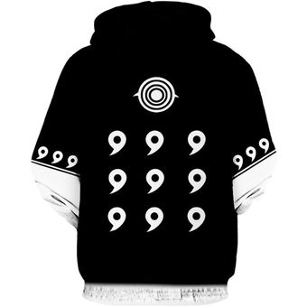 Sudadera con capucha 3D de Anime Naruto para sudadera de moda Sasuke Kakashisudadera Casual de XYX 